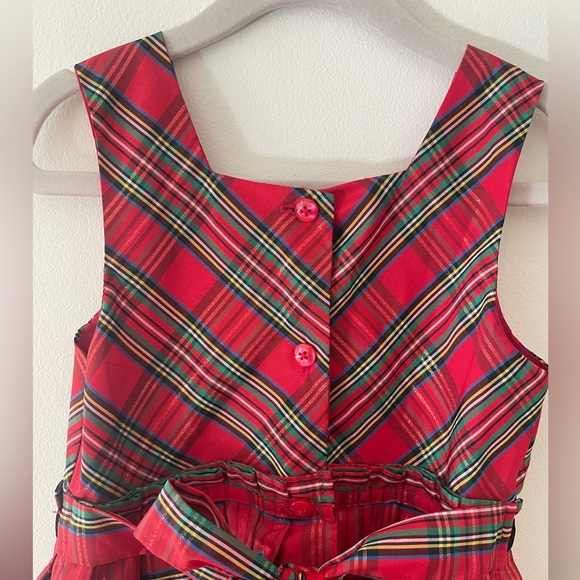 Girls size 4 tartan pattern holiday dress - Picture 3 of 7
